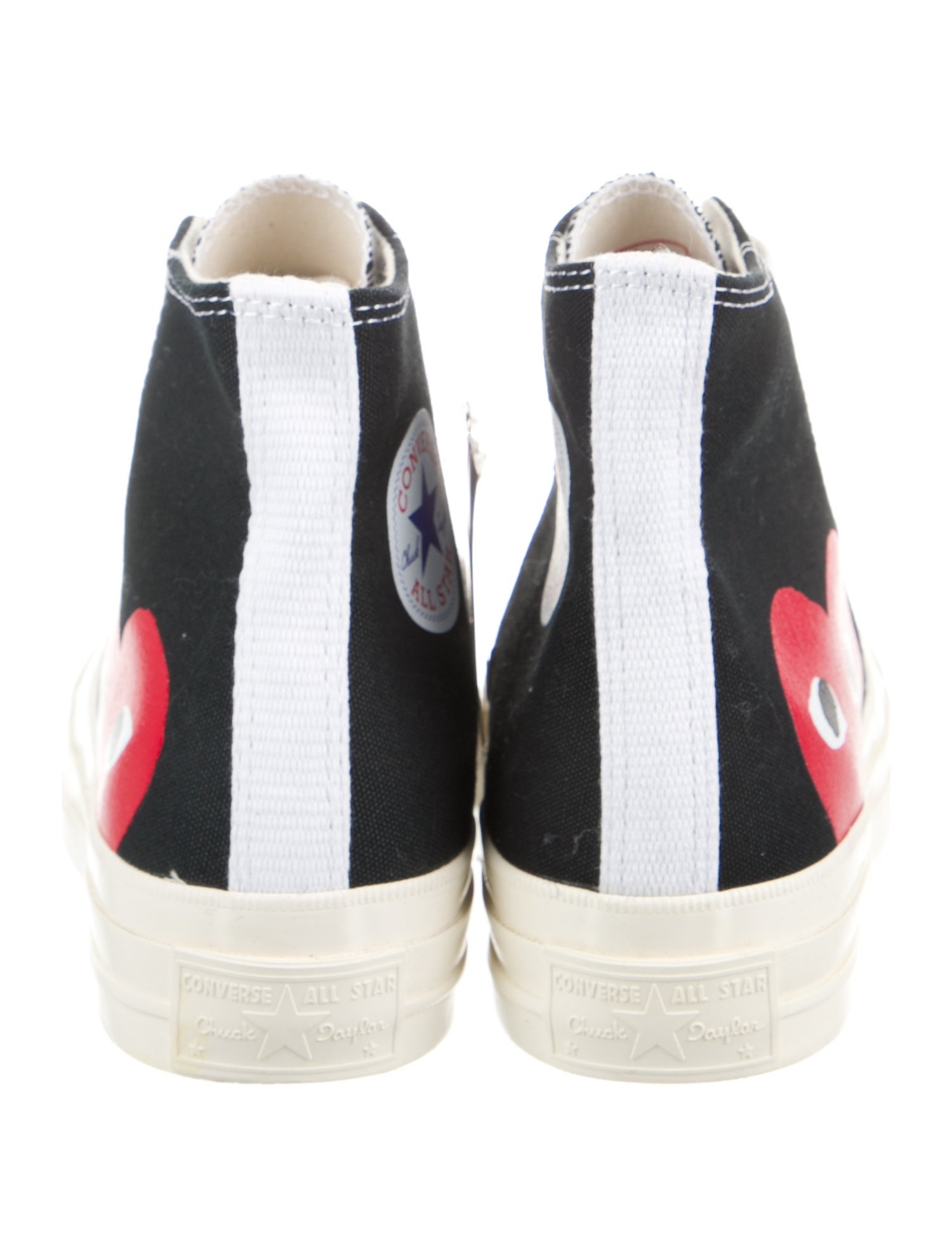 Comme des Garçons Play x Converse Canvas Printed Sneakers w/ Tags